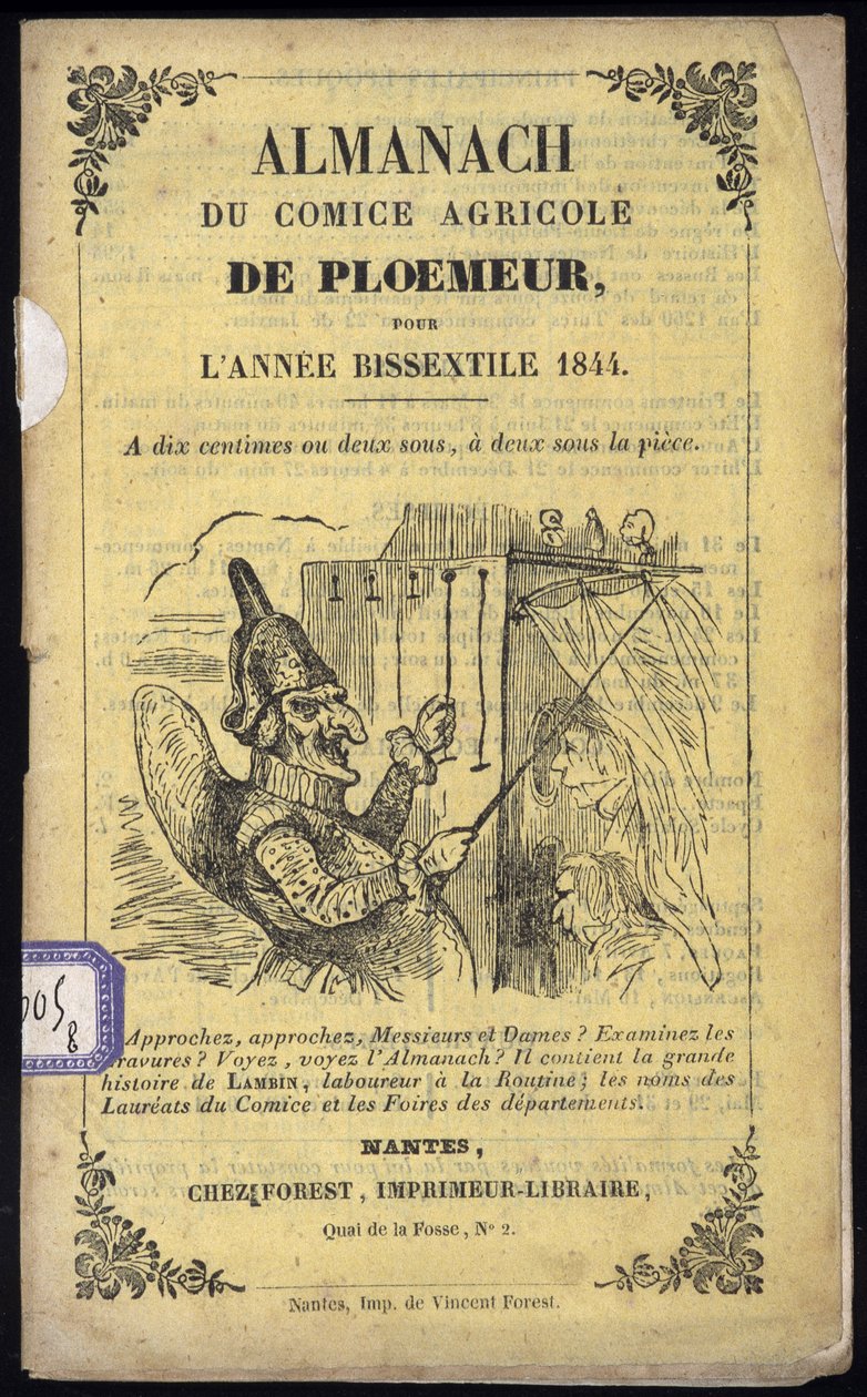 Guignol - Portada del Almanaque del Comice Agricole de Ploemeur de Anonymous Anonymous