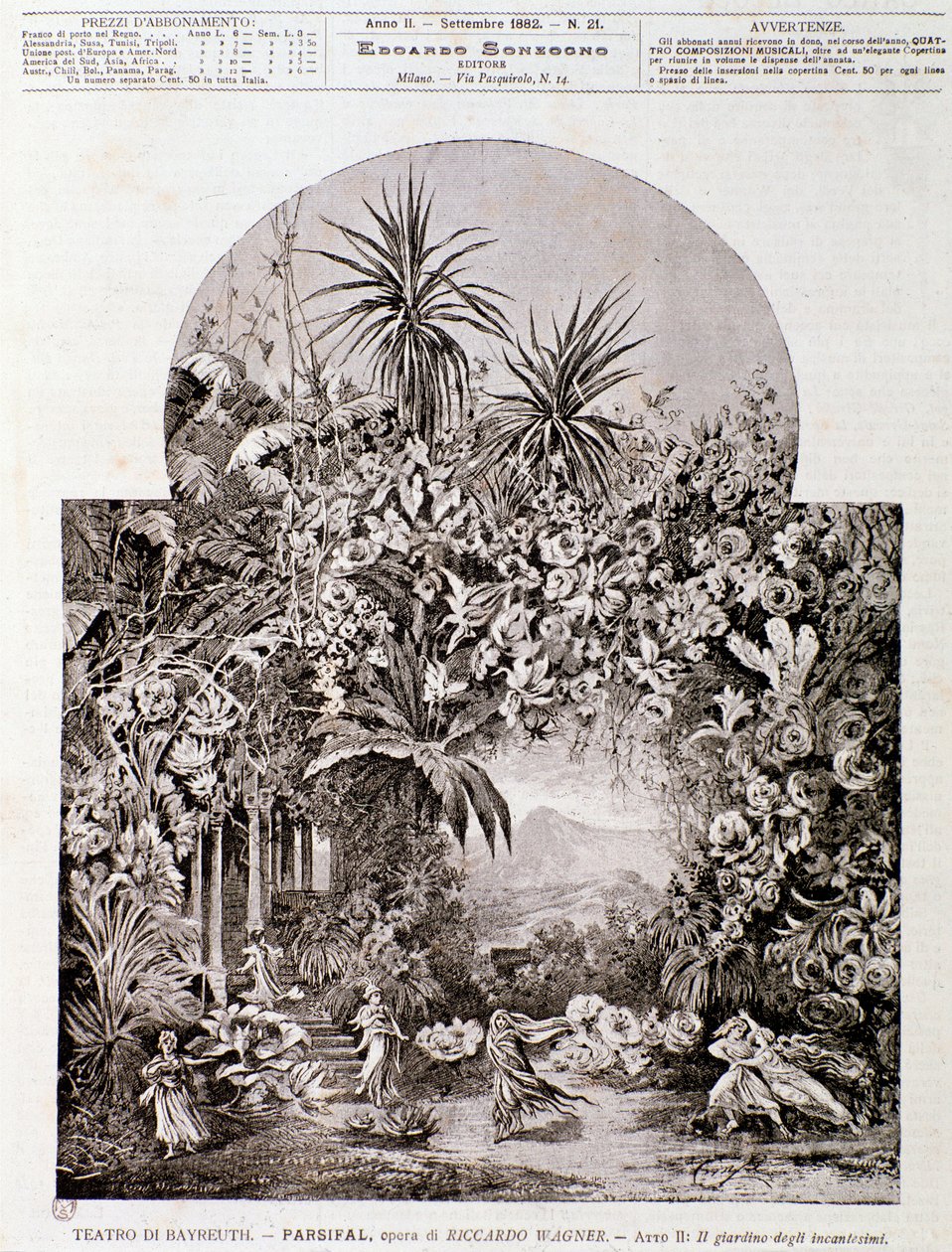 Ilustración para Parsifal de Wagner de Anonymous Anonymous