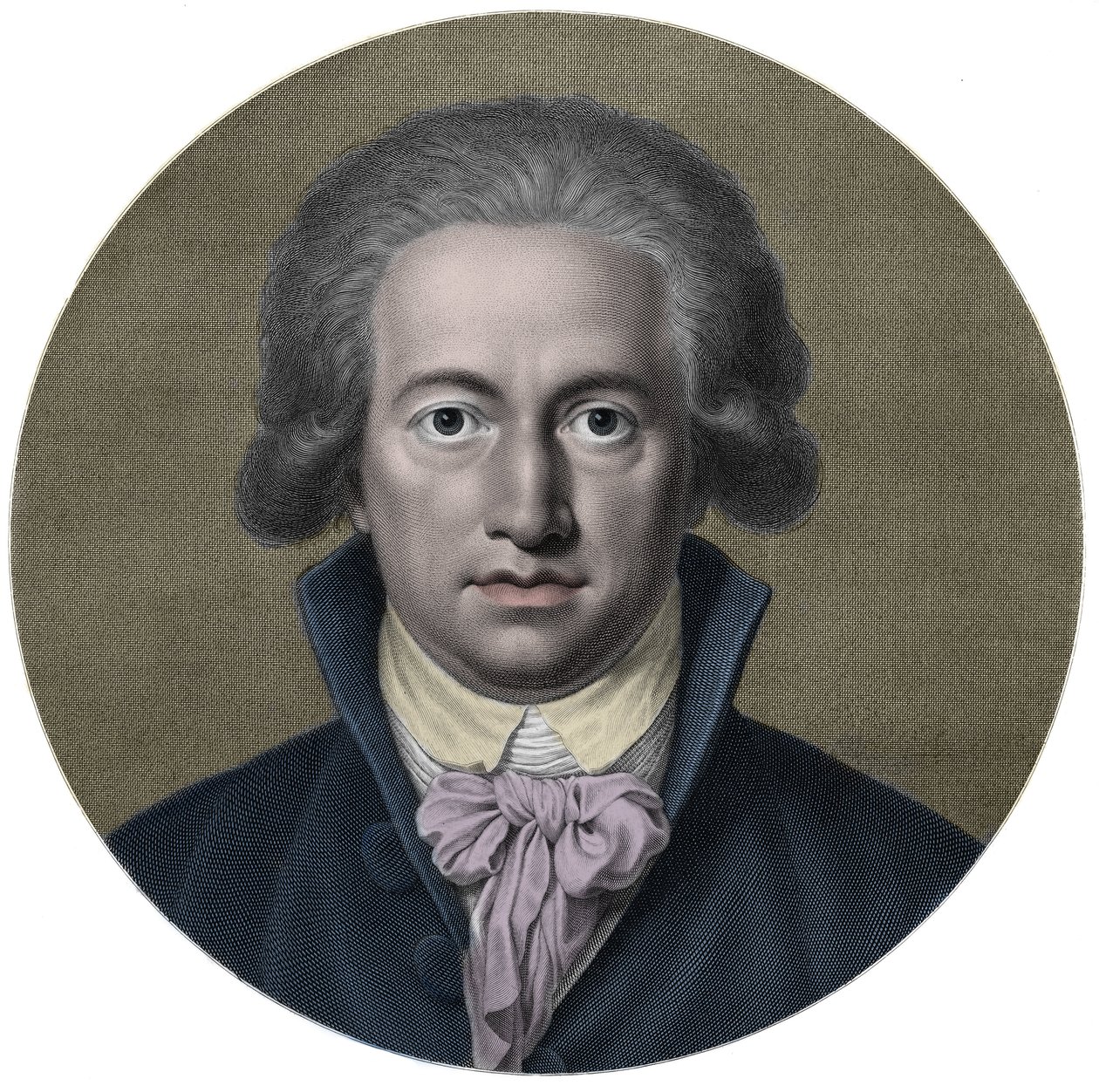 Johann Wolfgang von Goethe (1749-1832). Escritor alemán. Grabado siglo XIX - Retrato de Johann Wolfgang Goethe (1749-1832), escritor alemán de Anonymous Anonymous
