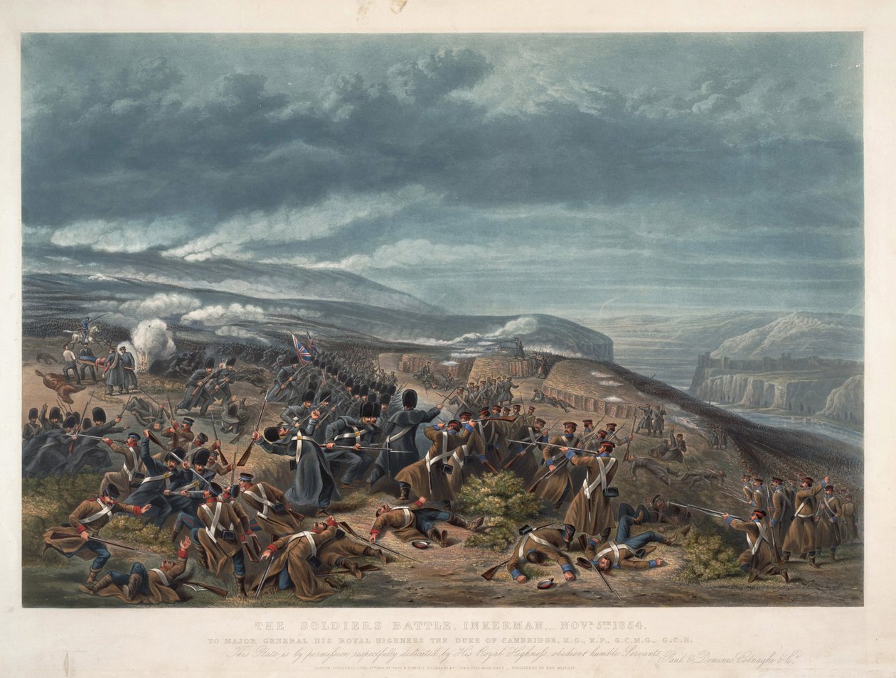 La Batalla de Inkerman el 5 de noviembre de 1854 de Anonymous Anonymous