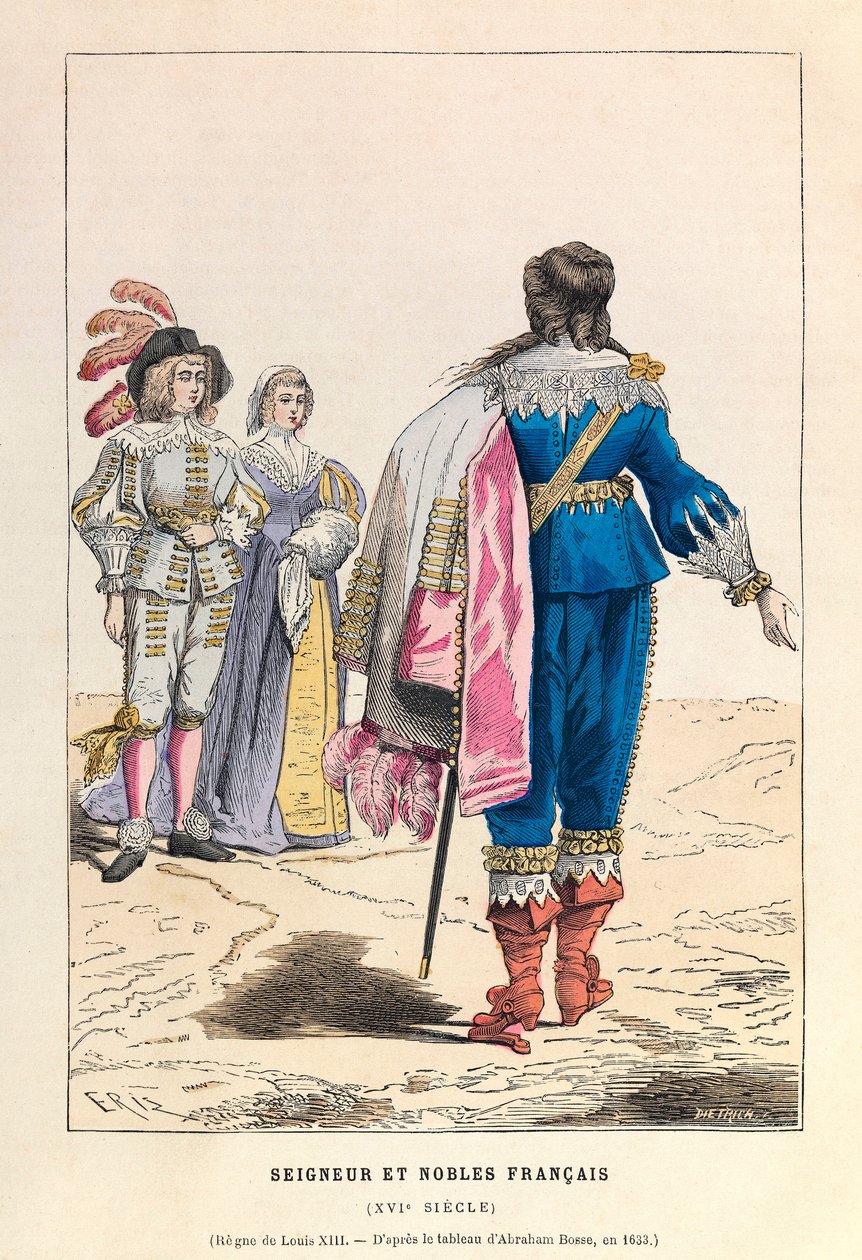 Señor y nobles franceses en el siglo XVI de Anonymous Anonymous