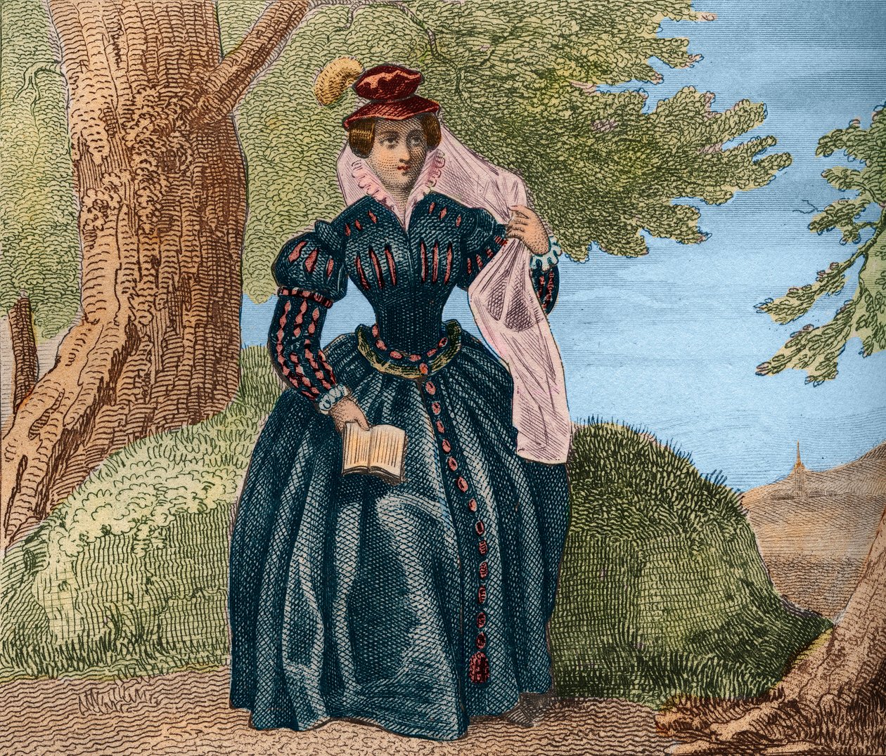 María Reina de Escocia Reina María Estuardo (1542-1587) o María I de Escocia. Grabado de 1859 en “Le Monde. Historia de todos los pueblos desde los tiempos más remotos hasta el presente” de M. E. de Lostalot-Bachoue. Colección privada. de Anonymous Anonymous