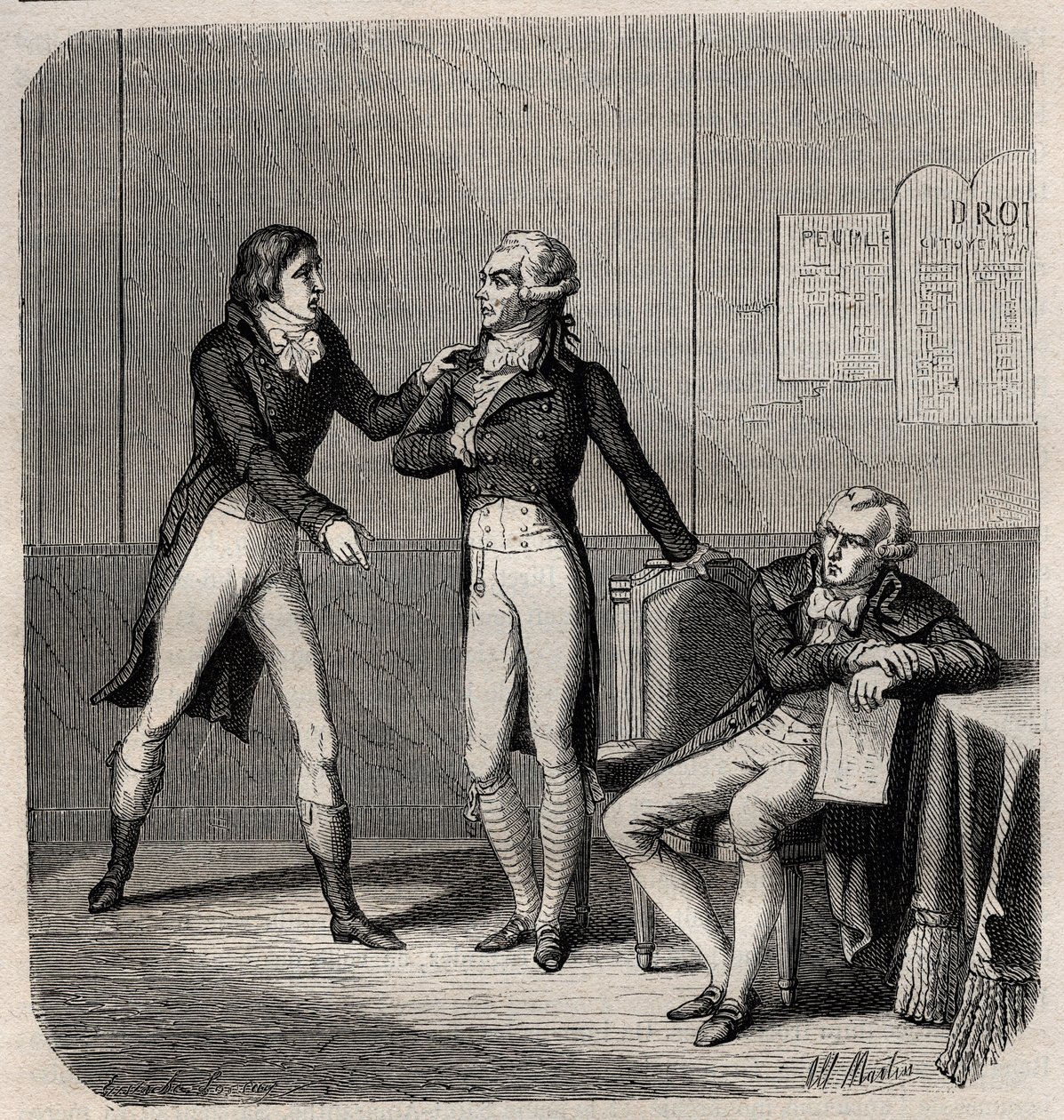 Maximilien Robespierre - Louis de Saint Just (Saint-Just) de Anonymous Anonymous