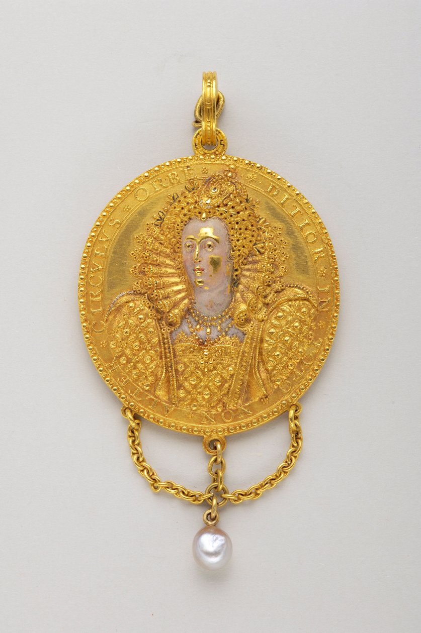 Medalla de 1589 en honor a la Reina Isabel I (siglo XVI) de Anonymous Anonymous