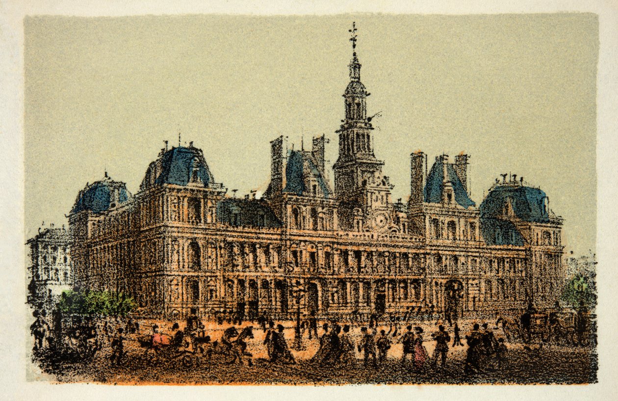 París 1874: Ayuntamiento, colección privada de Anonymous Anonymous