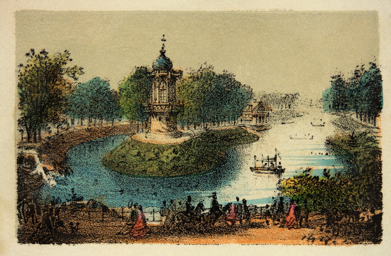 París 1874: El Bois de Boulogne de Anonymous Anonymous