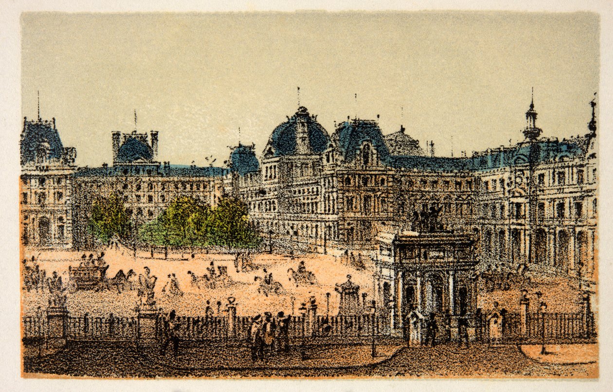 París 1874: El nuevo Louvre, Colección privada de Anonymous Anonymous