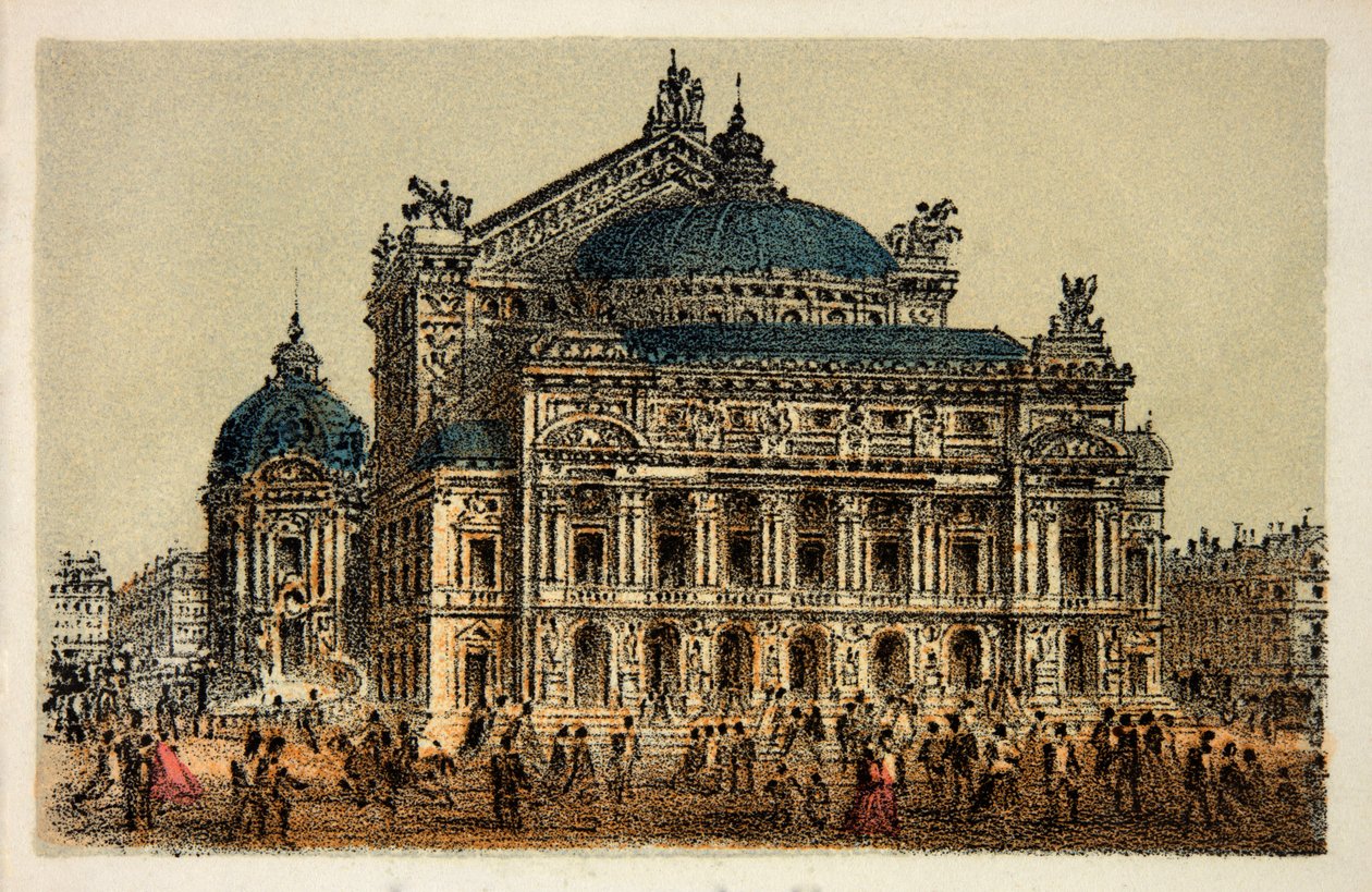 París en 1874: La nueva Ópera (Ópera Garnier), Colección Privada de Anonymous Anonymous
