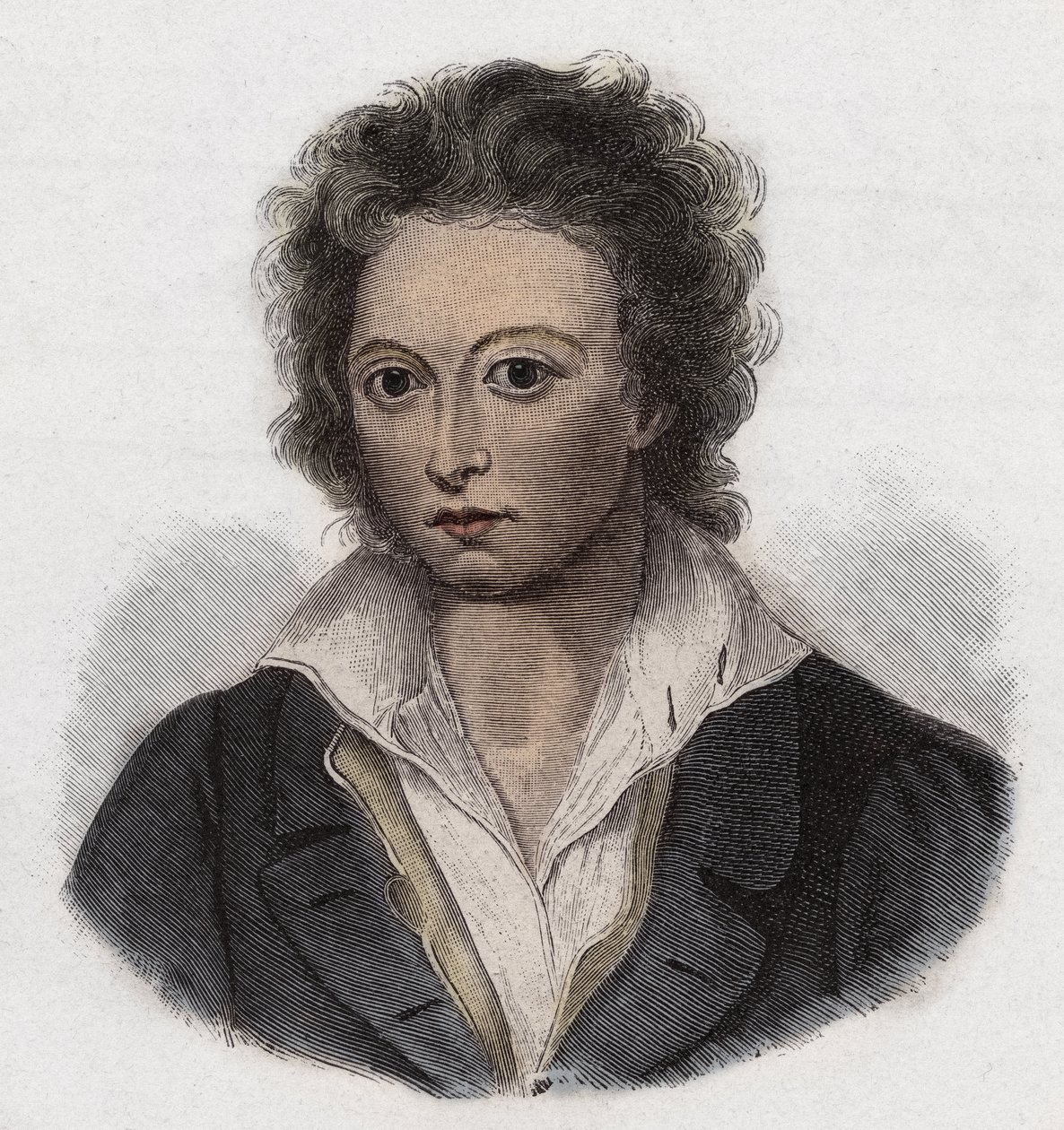 Percy Bysshe Shelley (1792-1822) poeta inglés de Anonymous Anonymous