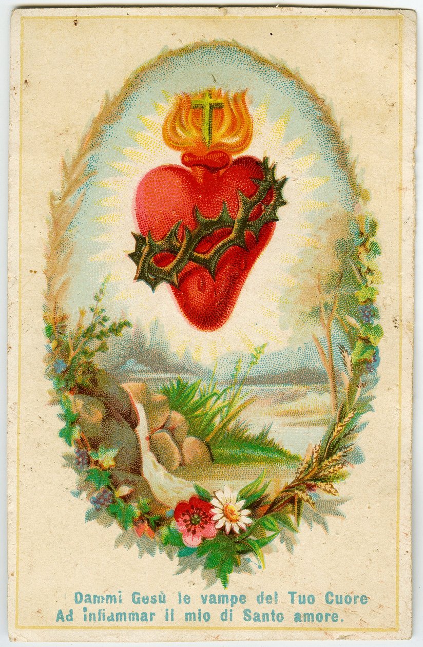 Imagen piadosa: Sagrado Corazón de Anonymous Anonymous