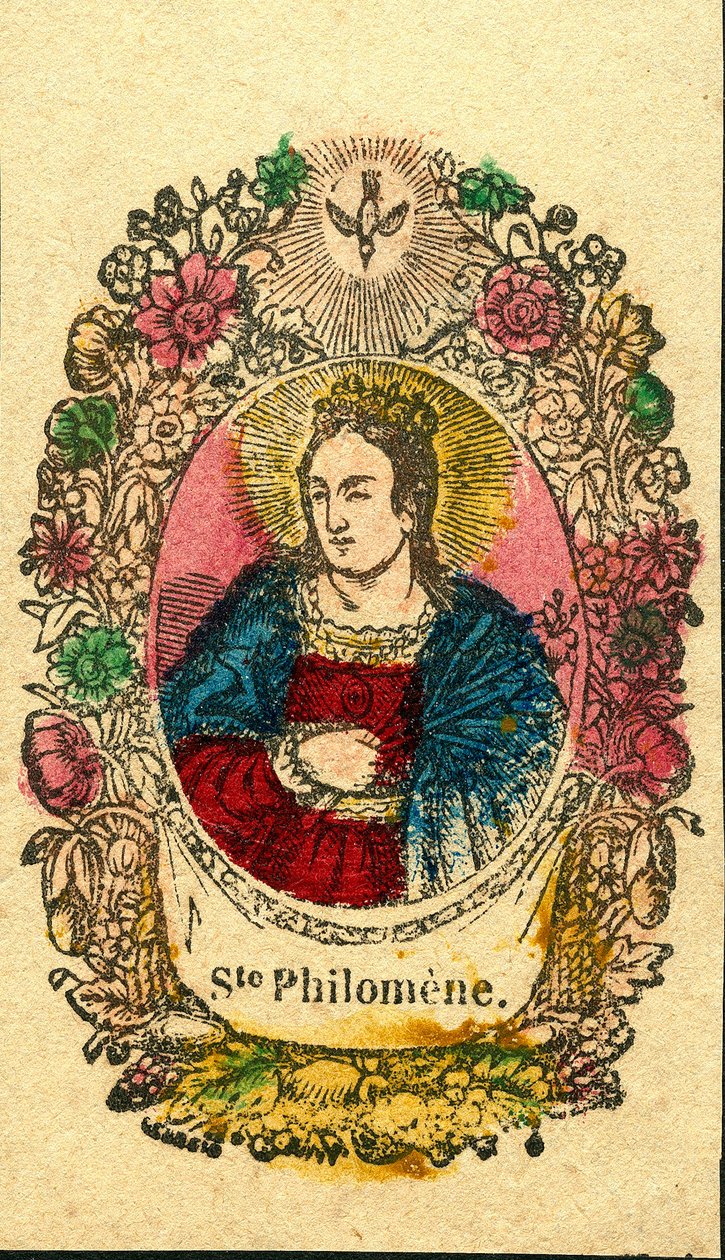 Imagen piadosa: Santa Filomena (impresión de Epinal) de Anonymous Anonymous