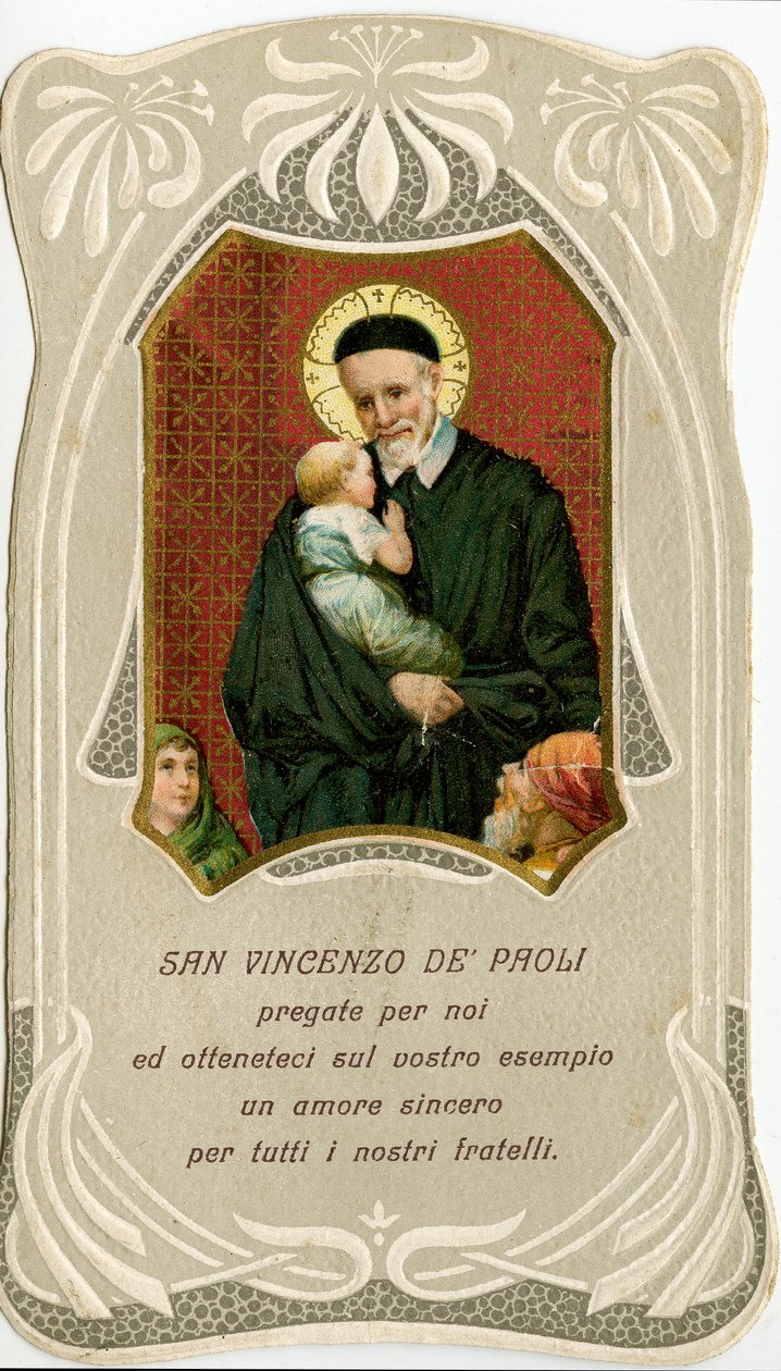 Imagen piadosa: San Vicente de Paúl de Anonymous Anonymous