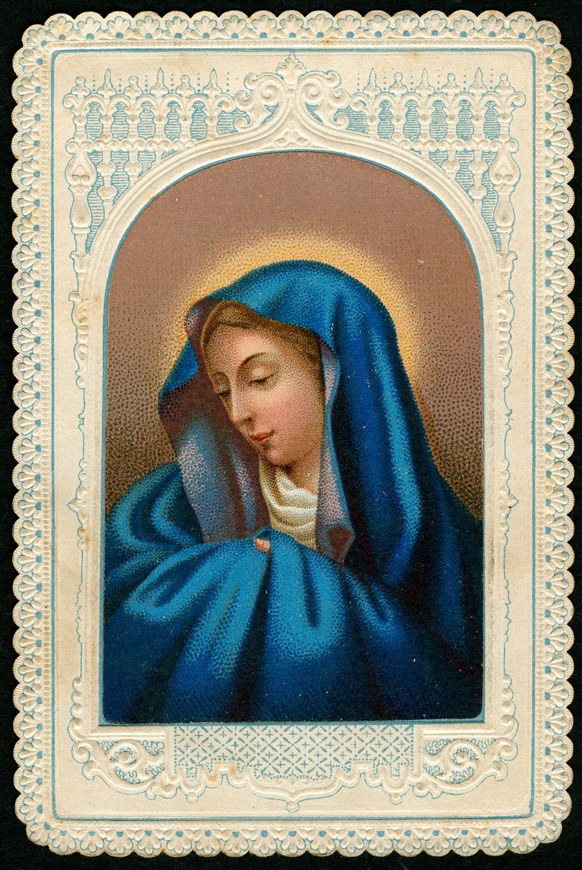 Imagen piadosa: Virgen María (grabado) de Anonymous Anonymous
