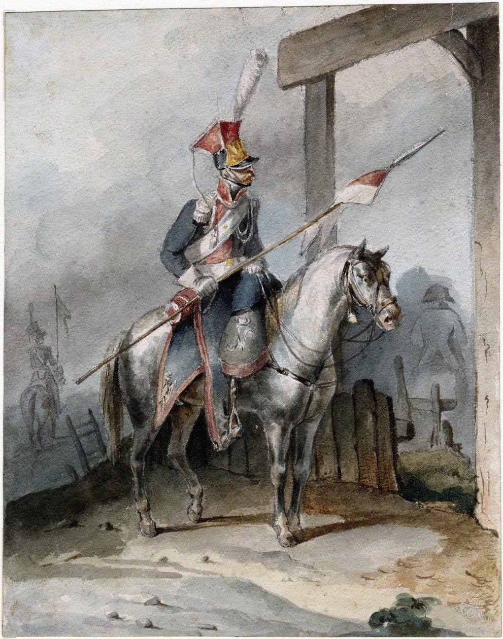 Chevauleger polaco de la Guardia Imperial Francesa de Anonymous Anonymous