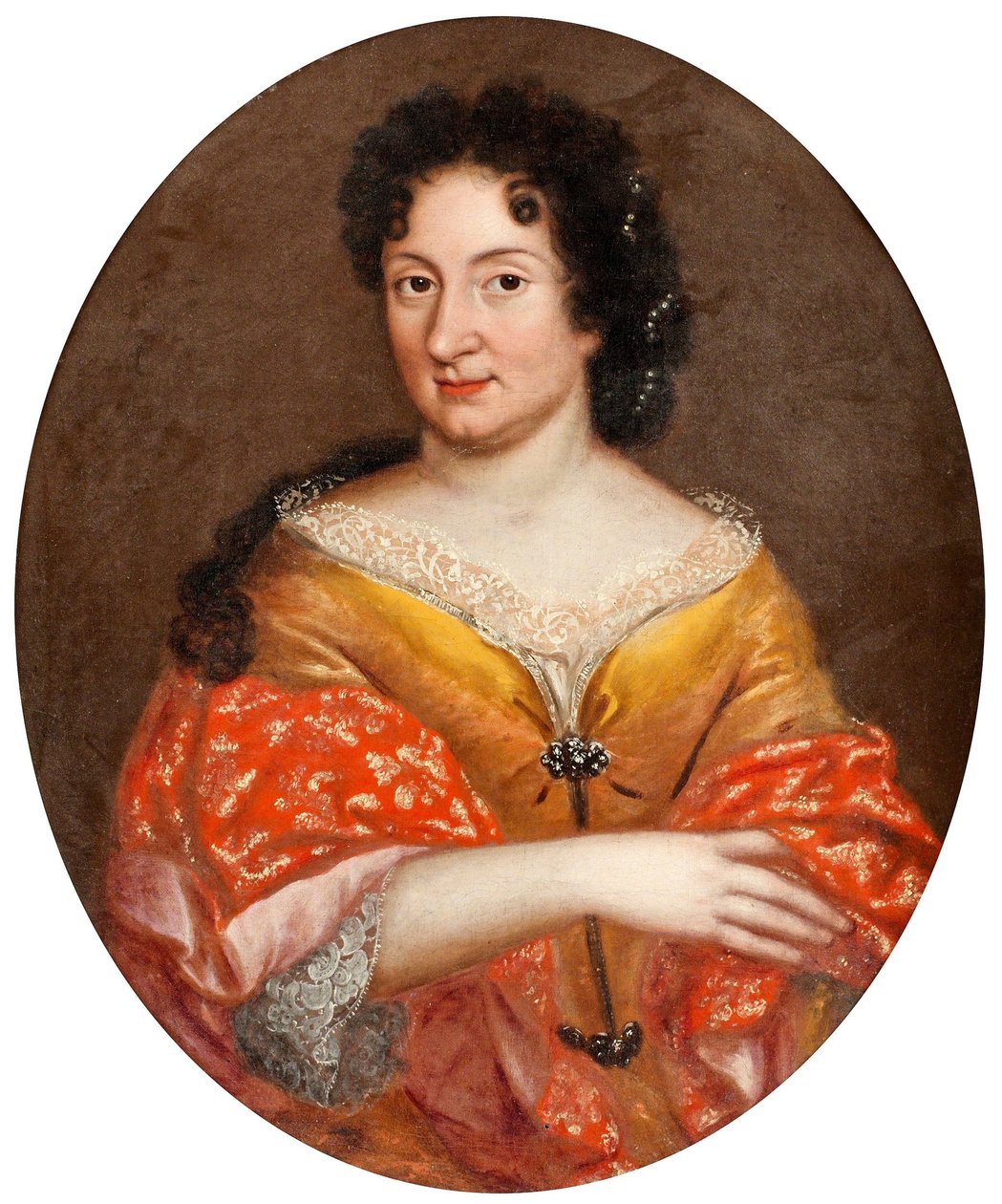 Retrato de Anna Mons, amante del zar Pedro I de Anonymous Anonymous
