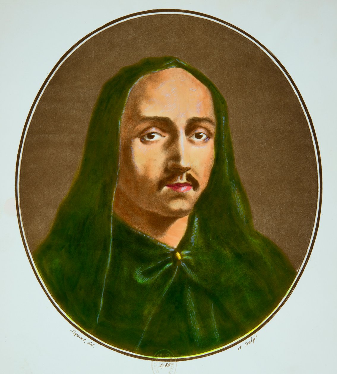 Retrato del Abad Suger de Saint Denis (1080-1151) Consejero del Rey Luis VI y Regente de Francia de 1147 a 1149, colección privada de Anonymous Anonymous