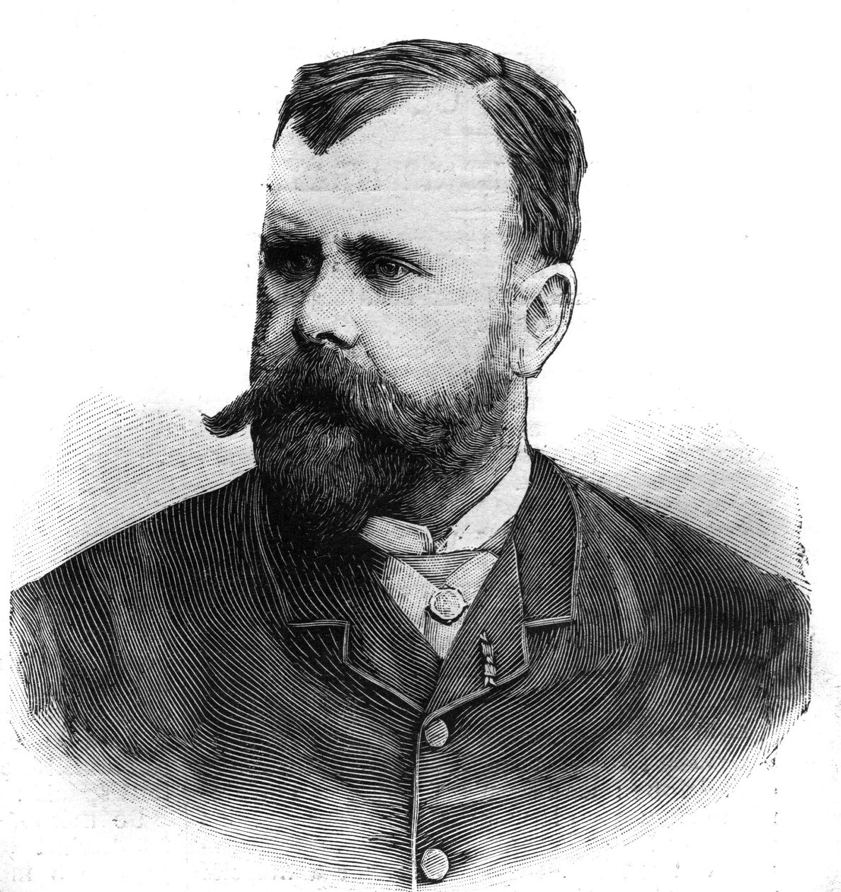 Retrato de Albert Maignan (1845-1908), pintor francés. Grabado en "Le Petit Parisien" de Anonymous Anonymous