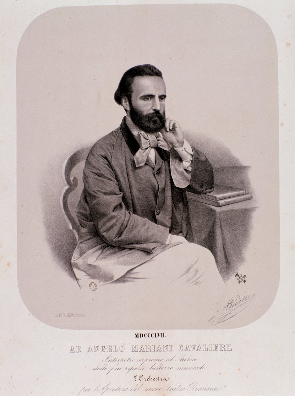 Retrato de Angelo Mariani de Anonymous Anonymous