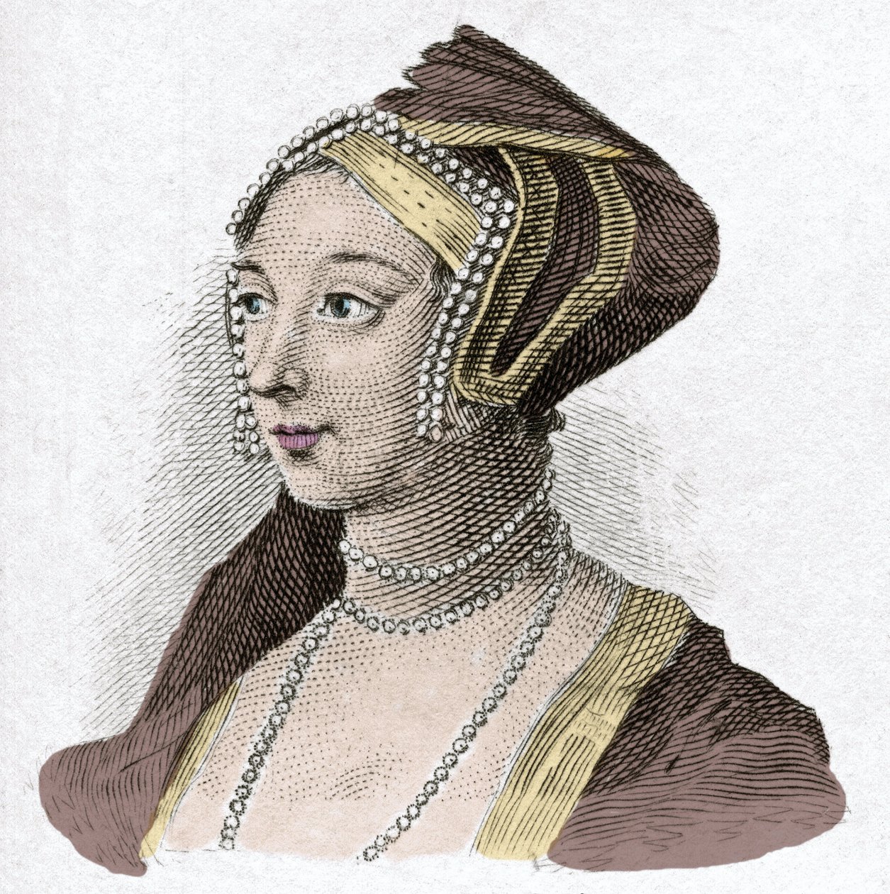 Retrato de Ana Bolena (Anna o Ann Bolin y Anne Bullen) de Anonymous Anonymous