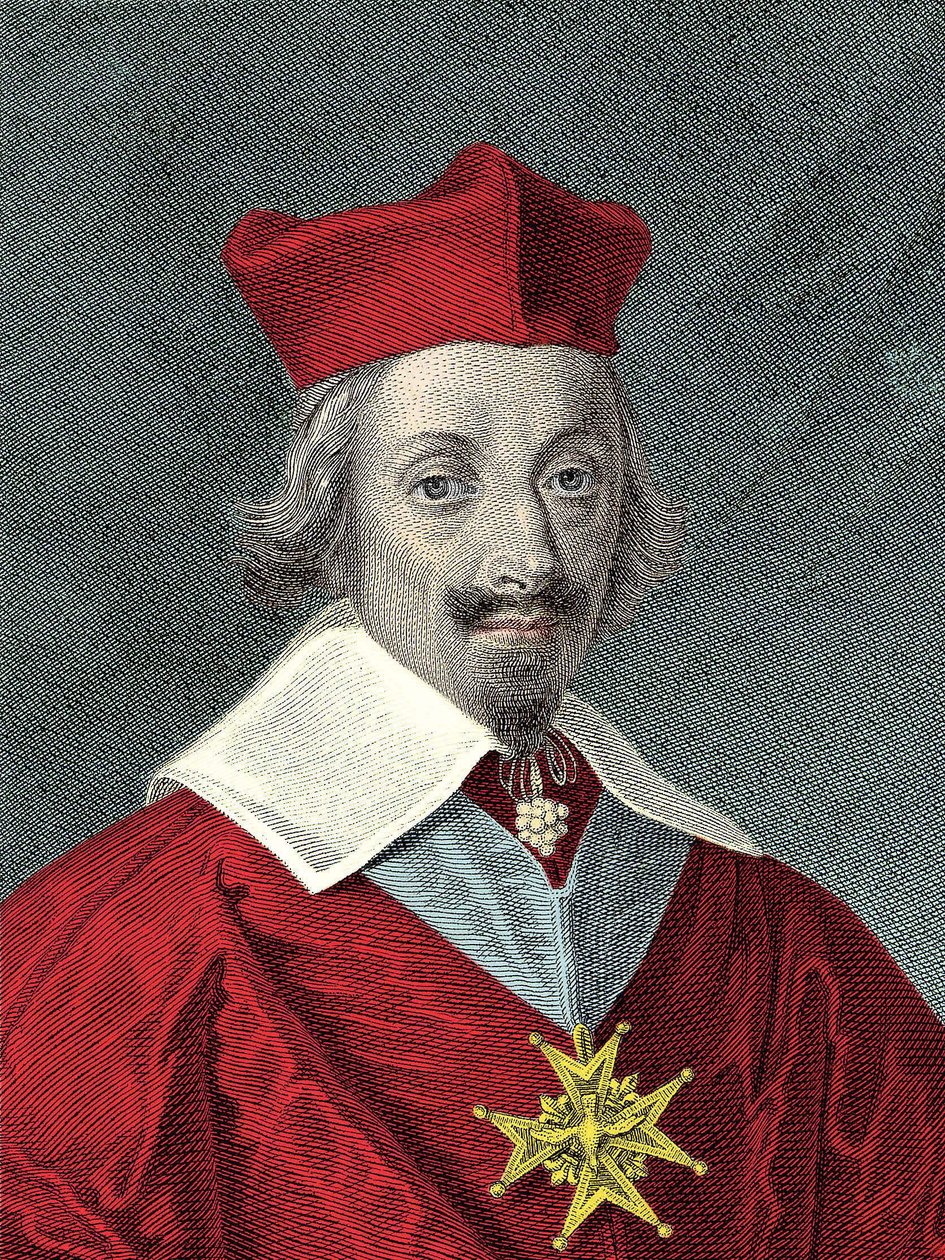 Retrato de Armand Jean Du Plessis, Cardenal de Richelieu (1585-1642) de Anonymous Anonymous
