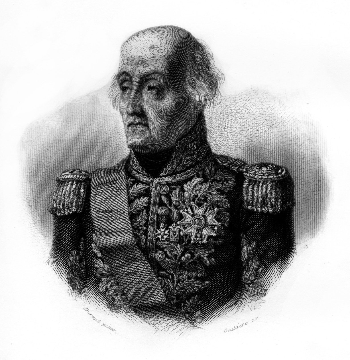 Retrato de Bon-Adrien Jeannot de Moncey de Anonymous Anonymous