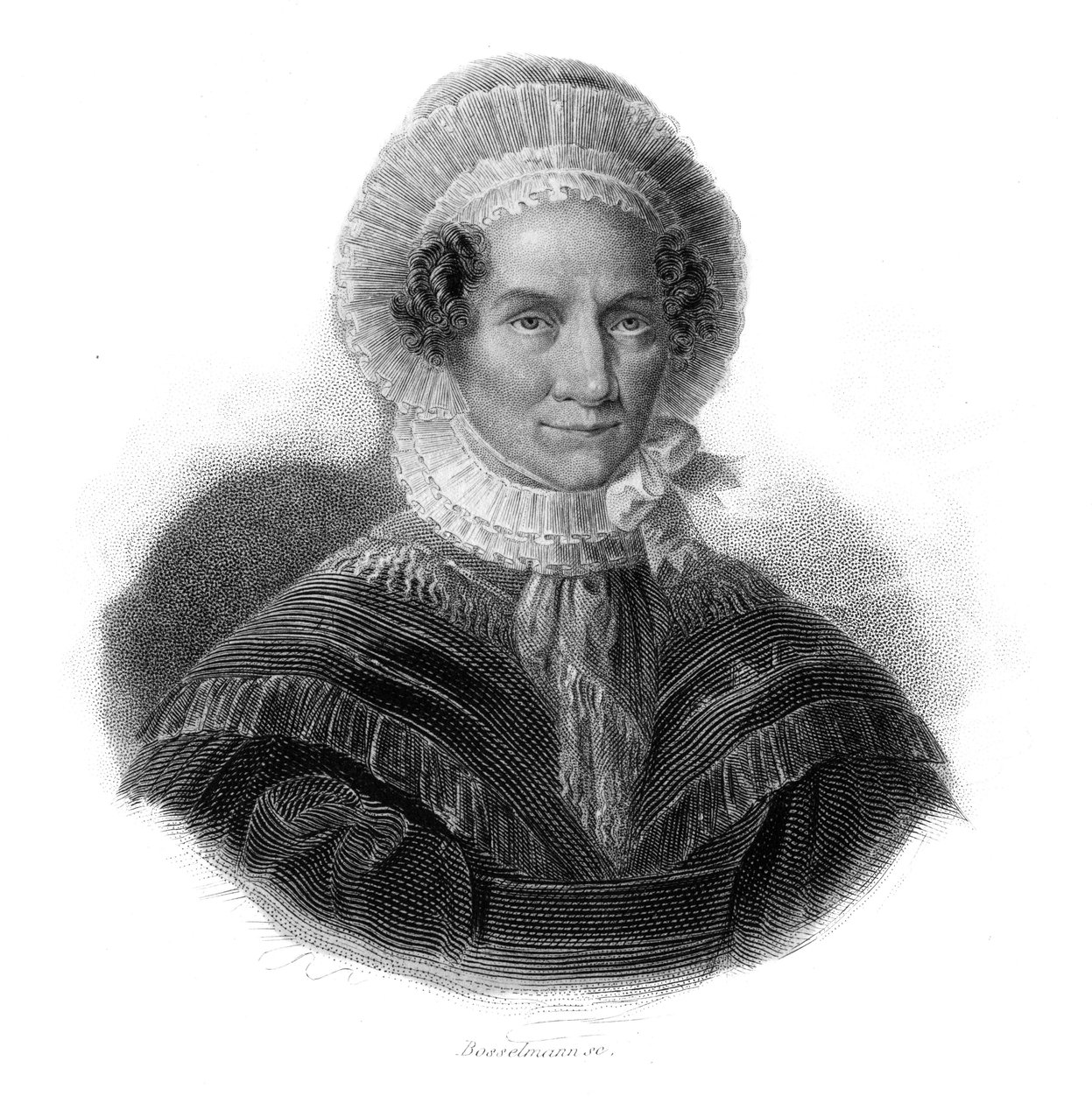 Retrato de la Condesa Giuseppa Bellini Tornielli (nacida en 1776) en “Retratos e historia de hombres útiles: hombres y mujeres de todos los países y de todas las condiciones, que adquirieron derechos al reconocimiento de los hombres” publicado y propagado  de Anonymous Anonymous