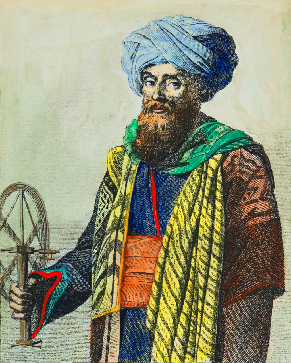 Retrato de Domingo Badia y Leblich (también llamado Ali Bey) (1767-1818) Oficial español, Colección Privada de Anonymous Anonymous