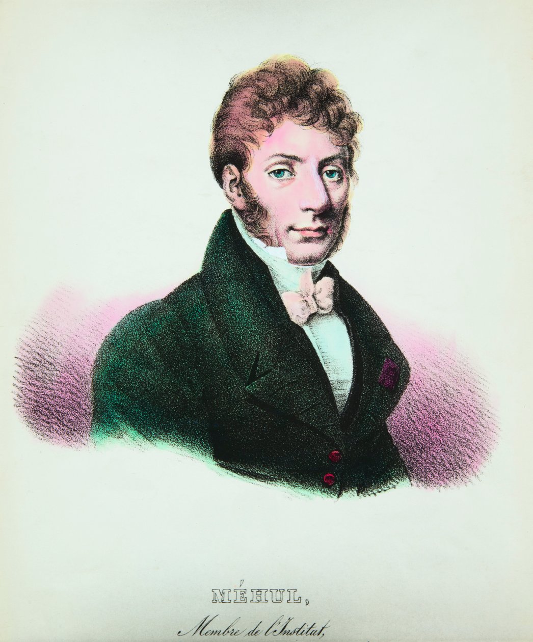 Retrato de Etienne Nicolas Mehul (1763-1817) compositor de Anonymous Anonymous