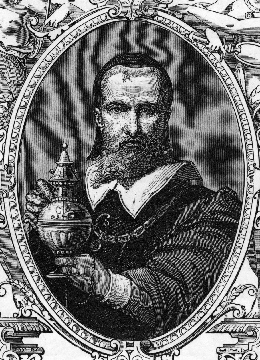Retrato de Francesco Raibolini llamado il Francia (1450-1518) pintor italiano. Grabado de 1859 en “las galerías de Europa - Italia” por Armengaud. Colección privada. de Anonymous Anonymous