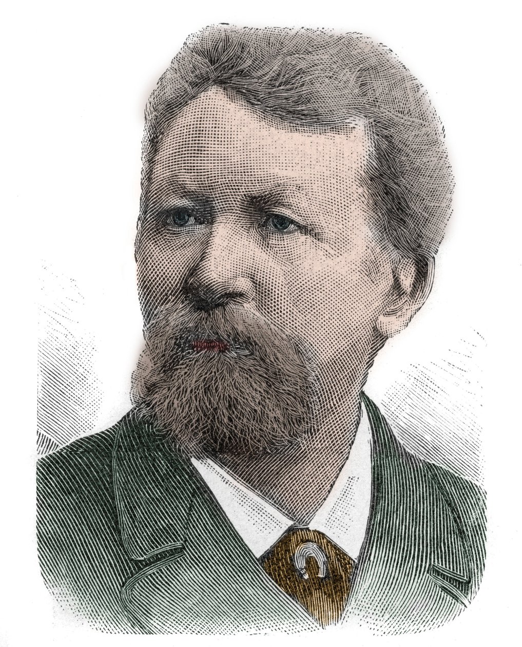 Retrato de Friedrich Gerhard Rohlfs (1831-1896) geógrafo, explorador, autor y aventurero alemán - Friedrich Gerhard Rohlfs, geógrafo alemán, explorador de África y escritor de Anonymous Anonymous