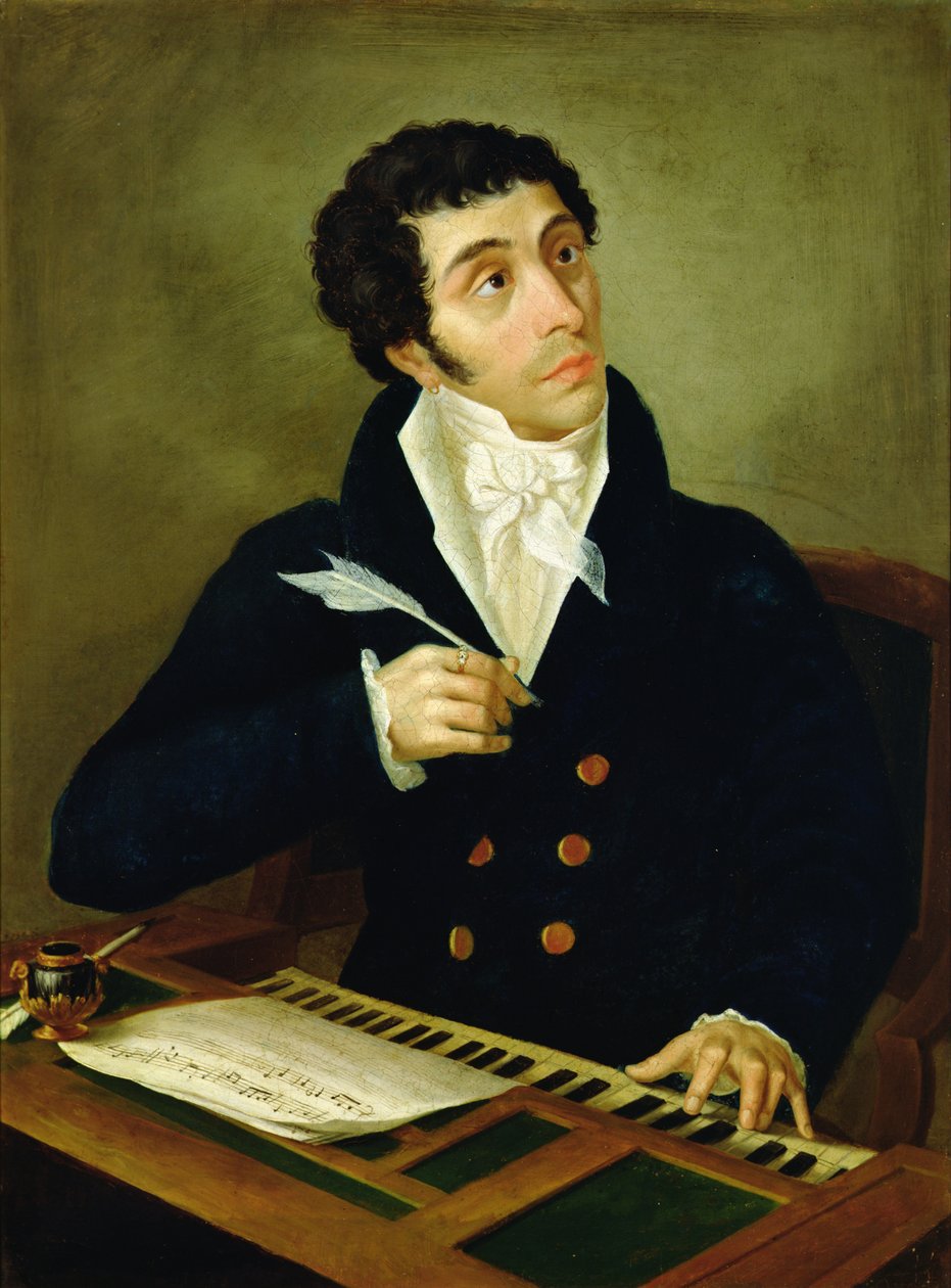 Retrato de Giuseppe Pilotti (1784-1838) (óleo sobre lienzo) de Anonymous Anonymous