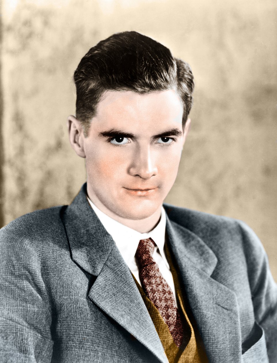 Retrato de Howard Robard Hughes en 1934. Industrial y productor estadounidense. 1905-1976. de Anonymous Anonymous