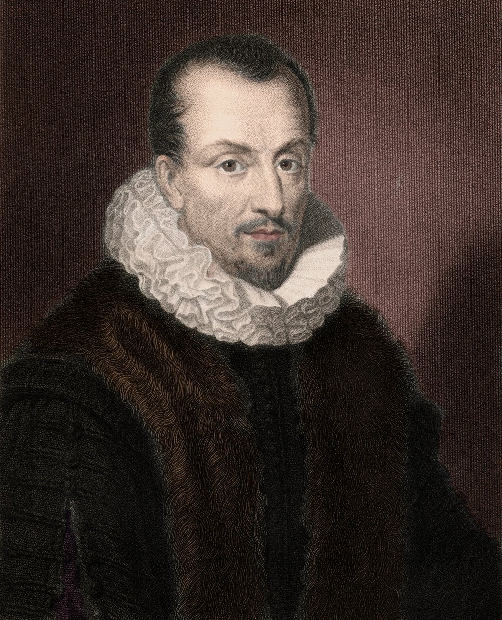 Retrato de Jacques Auguste (Jacques-Auguste) de Thou (Thuanus) (1553-1617), historiador francés, coleccionista de libros y presidente del Parlamento de París de Anonymous Anonymous