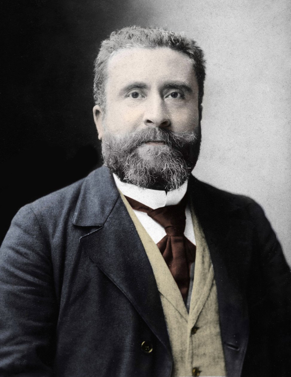 Retrato de Jean Jaurès (1859-1914) diputado socialista francés. de Anonymous Anonymous