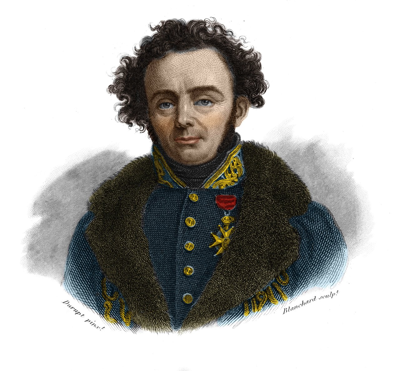 Retrato de Joseph Paul Gaimard, naturalista francés (1796-1858) en “Retratos e historia de los hombres útiles: hombres y mujeres de todos los países y de todas las condiciones, que han adquirido derechos a la reconaissance des hommes” publicado y propagado de Anonymous Anonymous