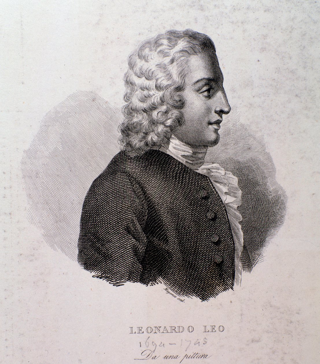 Retrato de Leo Leonardo (grabado) de Anonymous Anonymous