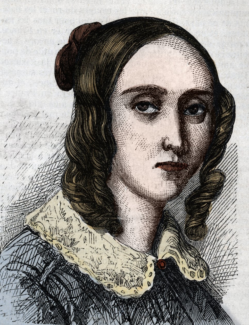 Retrato de Louise Farrenc 1804-1875. Pianista, compositora, profesora francesa. de Anonymous Anonymous