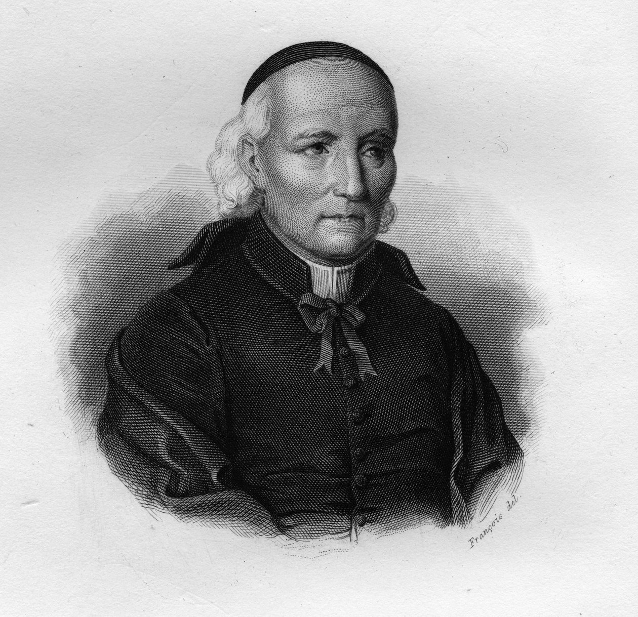 Retrato de Nicola Sottile (1751-1832), canónigo de Novara en "Retratos e historia de hombres útiles: hombres y mujeres de todos los países y de todas las condiciones, que han adquirido derechos al reconocimiento de los hombres" publicado y propagado por la de Anonymous Anonymous