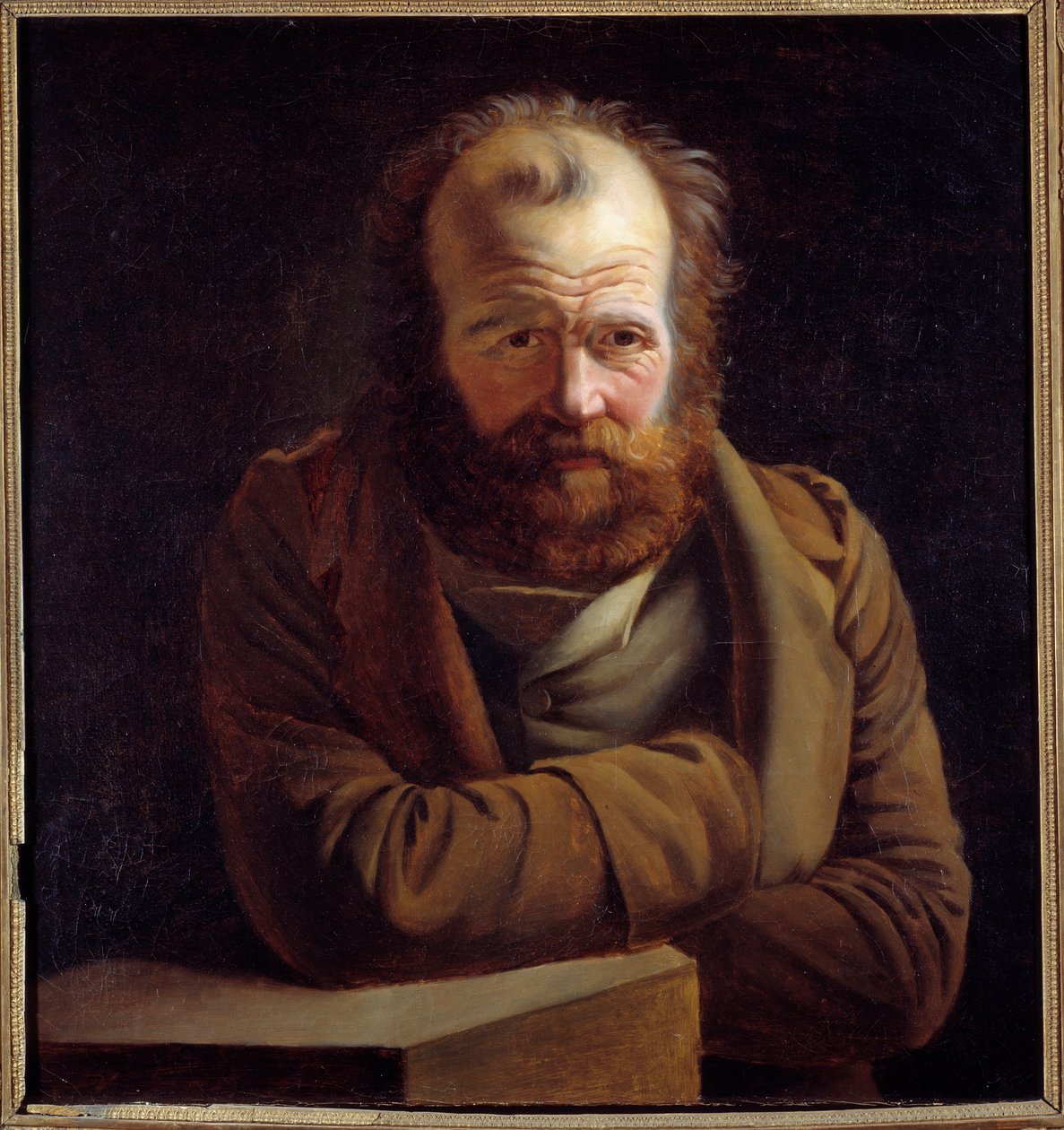 Retrato de Pierre Joseph Proudhon (1809-1865) economista, filósofo y publicista de Anonymous Anonymous