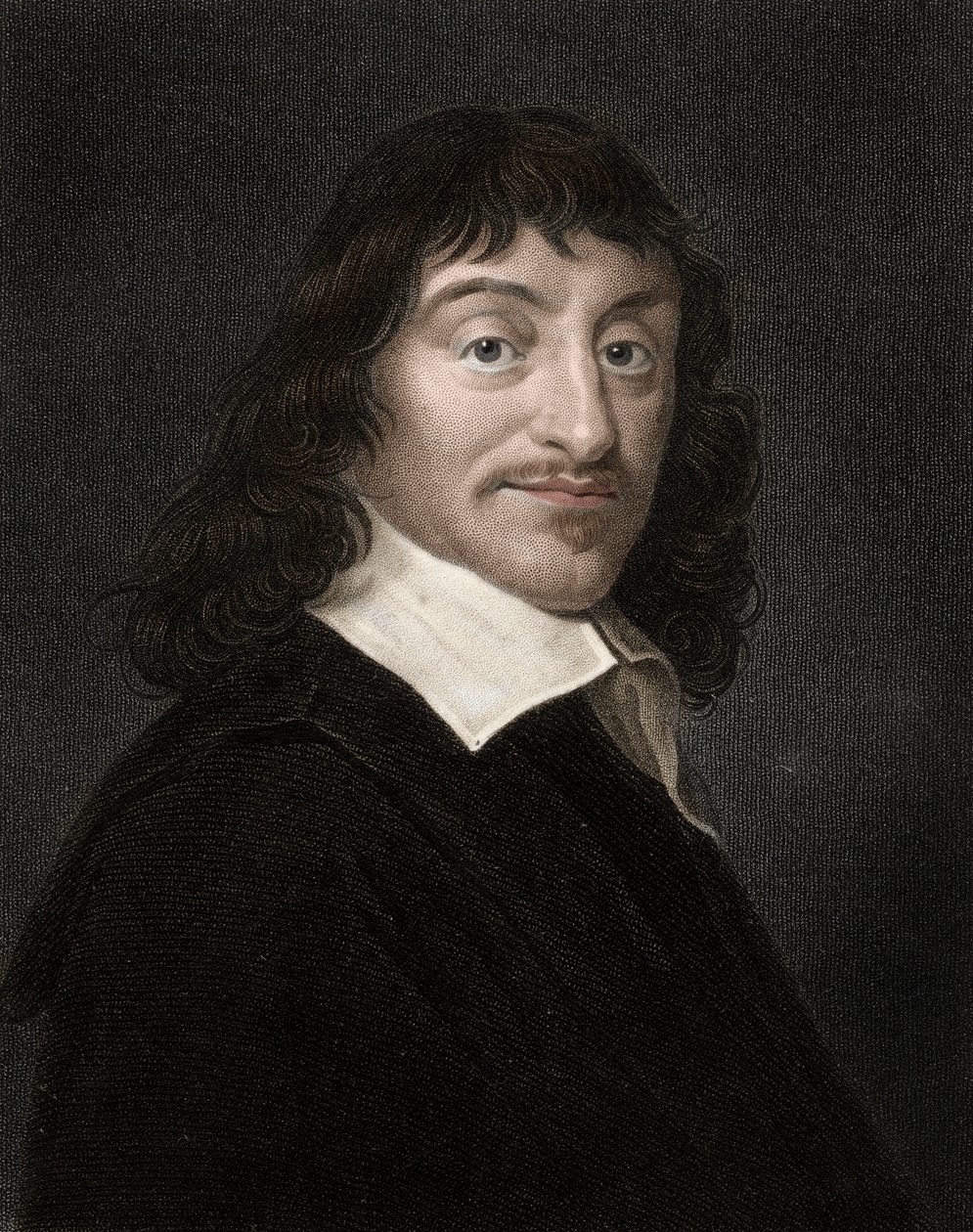 Retrato de René Descartes (1596-1650), filósofo y escritor inglés de Anonymous Anonymous
