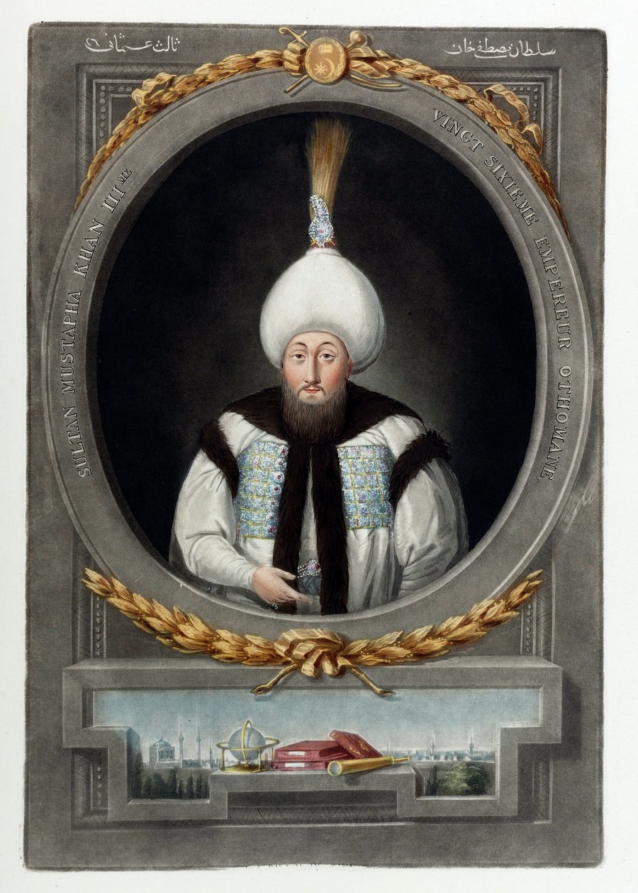 Retrato del Sultán Mustafa III (1717-1774) de Anonymous Anonymous