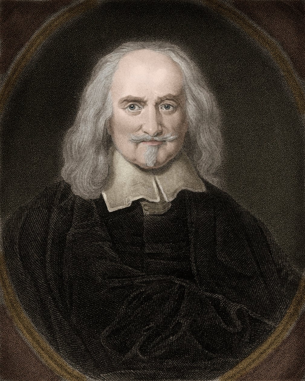 Retrato de Thomas Hobbes (1588-1679) filósofo inglés de Anonymous Anonymous