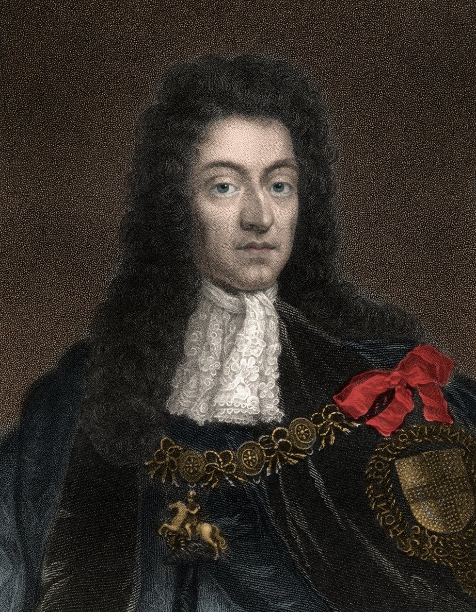 Retrato de Guillermo III, Príncipe de Orange (1650-1702), también conocido como Rey Guillermo III de Inglaterra, Guillermo II de Escocia e Irlanda de Anonymous Anonymous