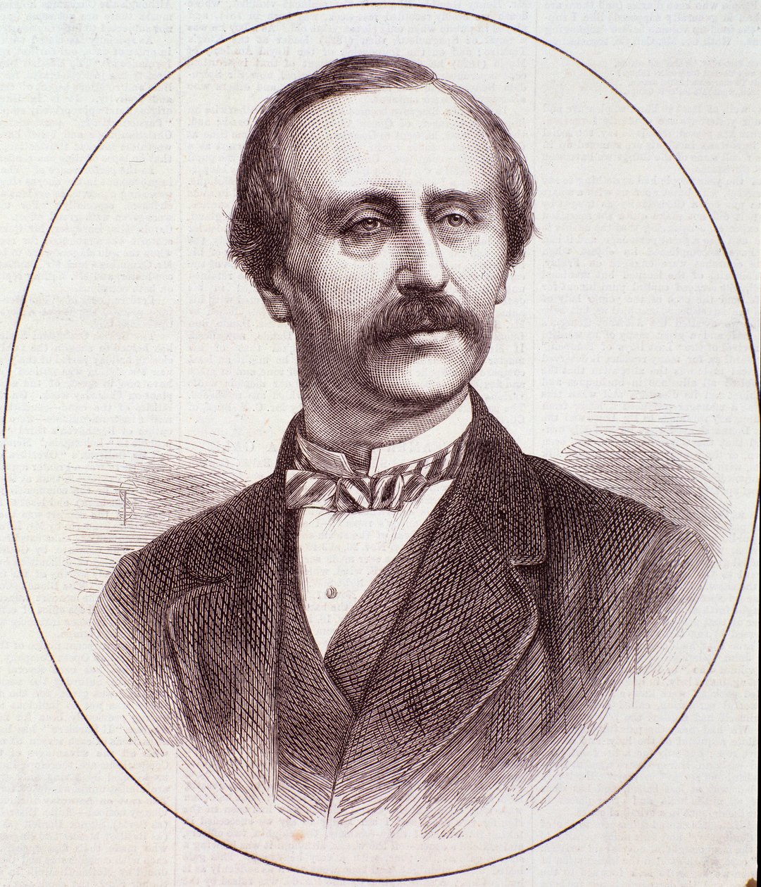Retrato del violinista inglés Henry Gamble Blagrove de Anonymous Anonymous