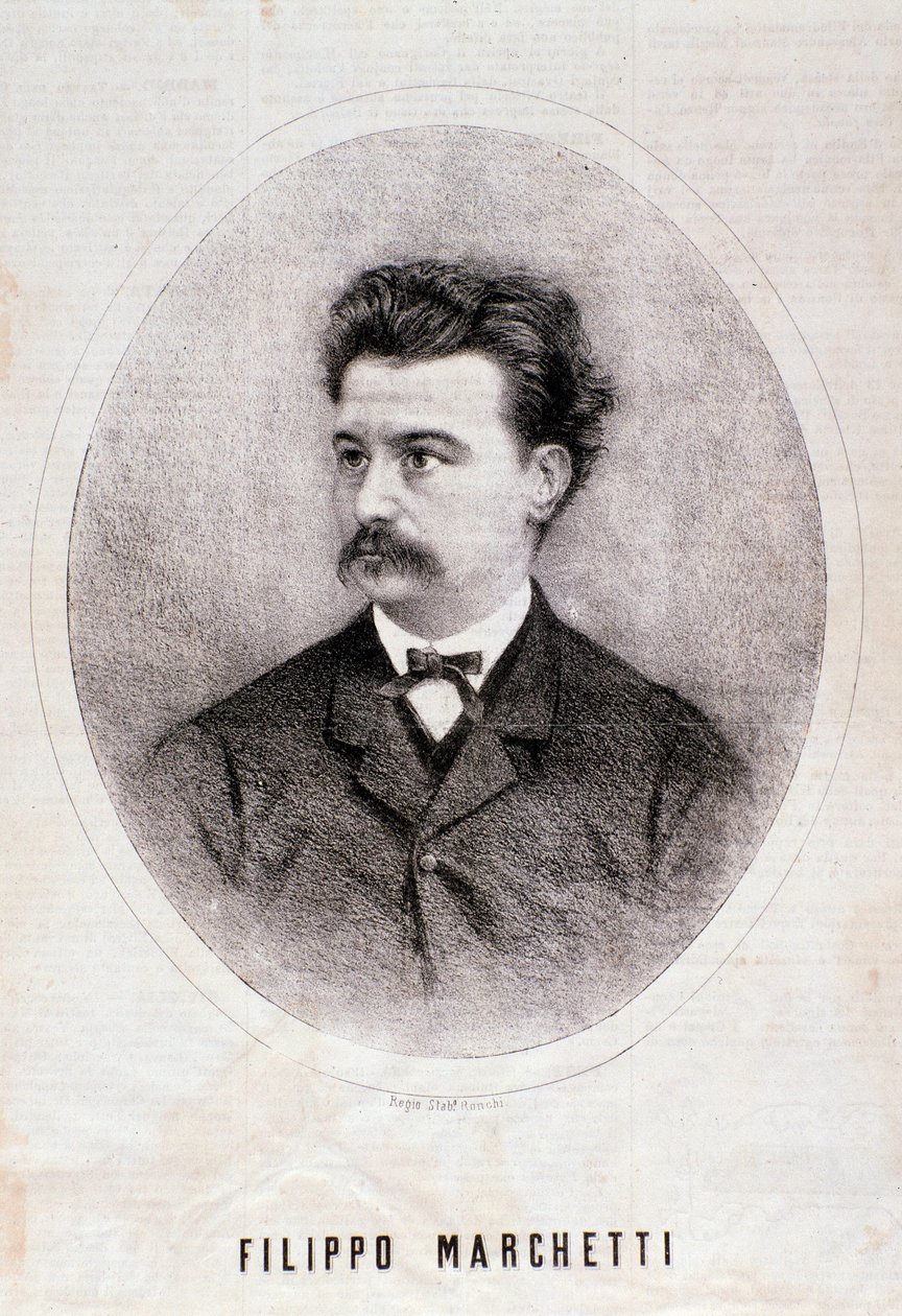 Retrato del compositor italiano Filippo Marchetti (1831-1902) de Anonymous Anonymous