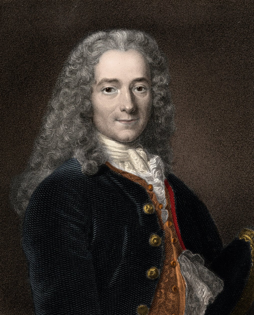 Retrato del escritor y filósofo francés François-Marie Arouet dit Voltaire (1694-1778) de Anonymous Anonymous