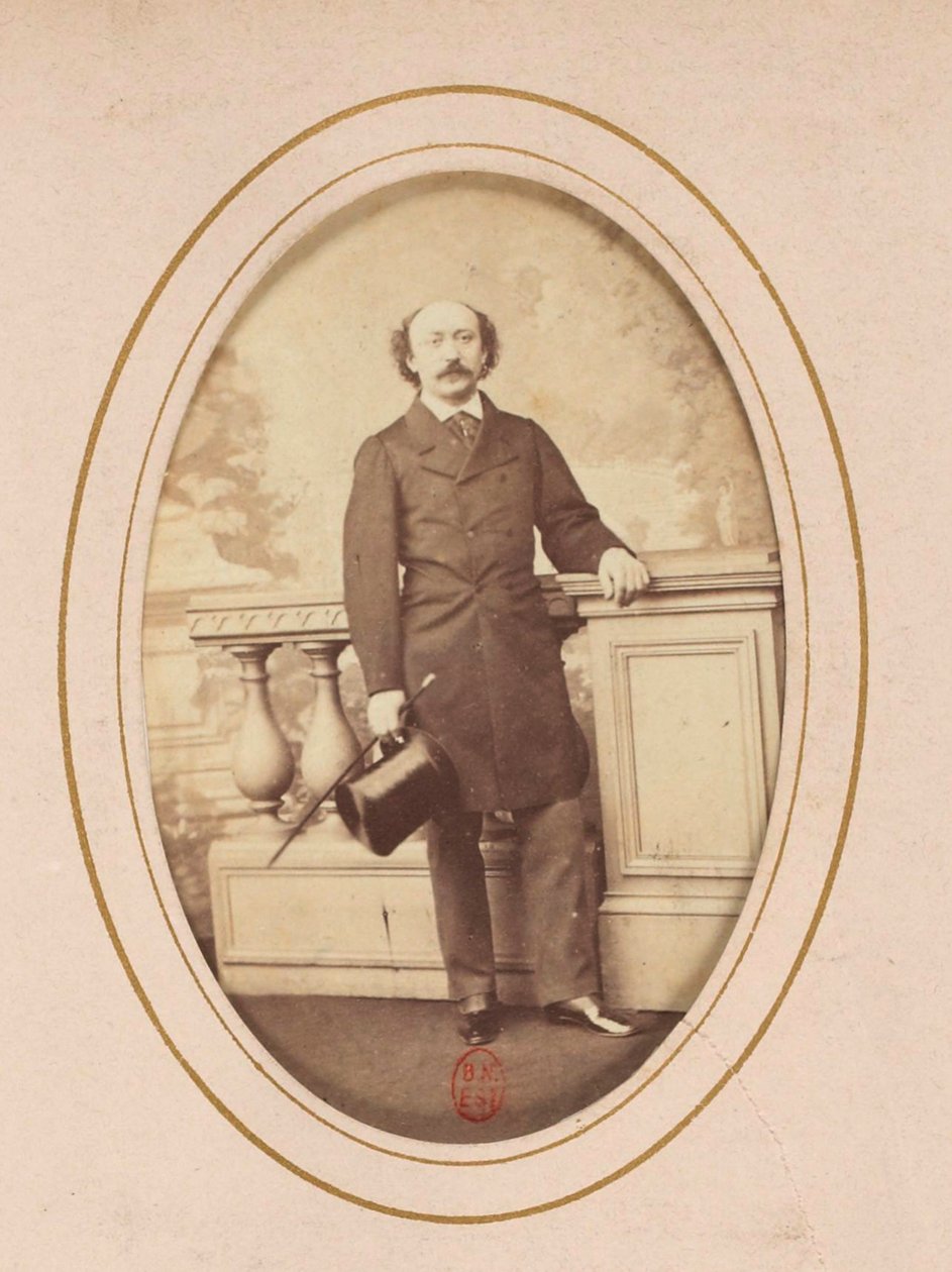 Retrato del compositor Luigi Arditi (1822-1903), Anónimo. Foto de Albúmina. Colección Privada de Anonymous Anonymous