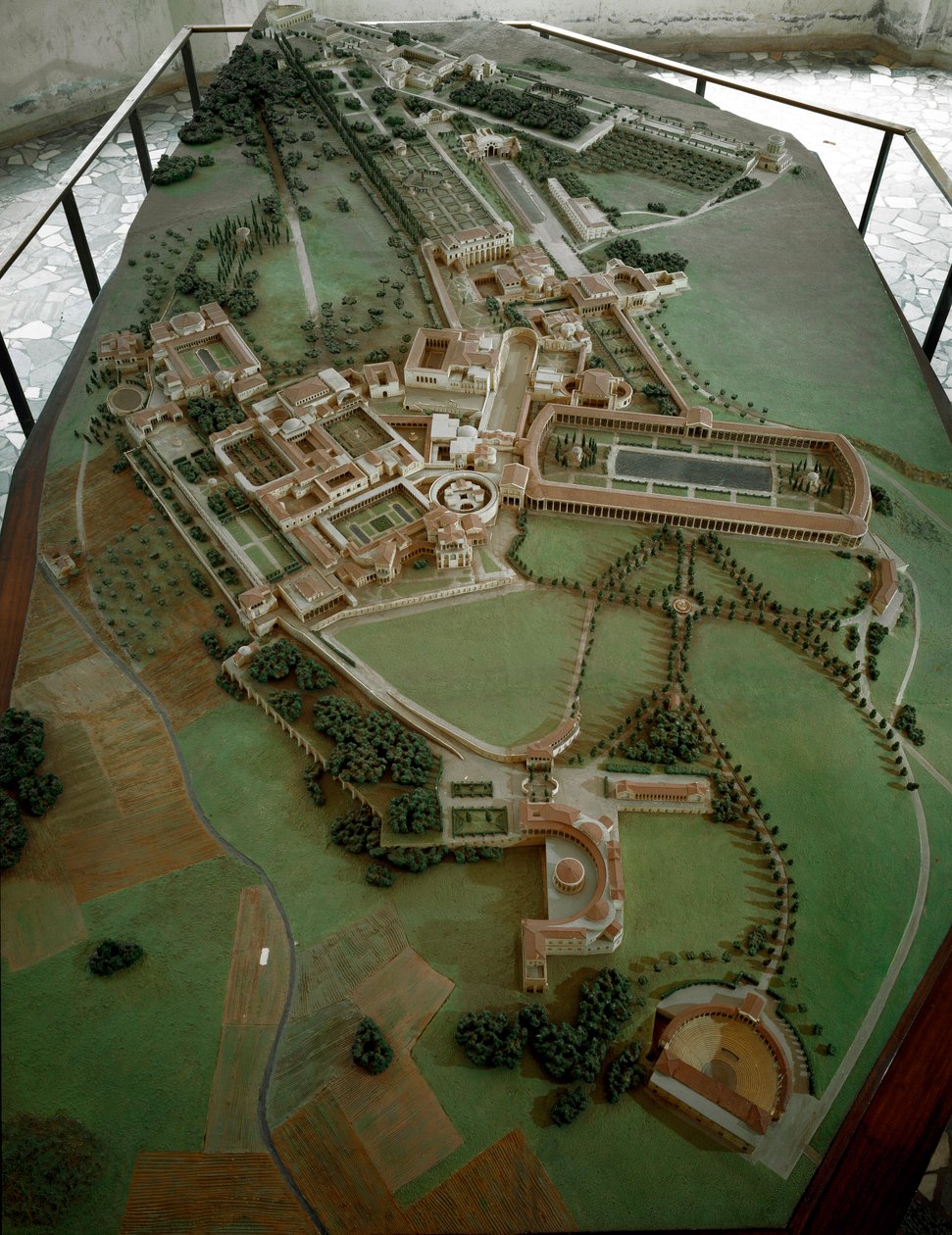 Arte romano: modelo reducido de la Villa Adriana (Hadrian) de Anonymous Anonymous