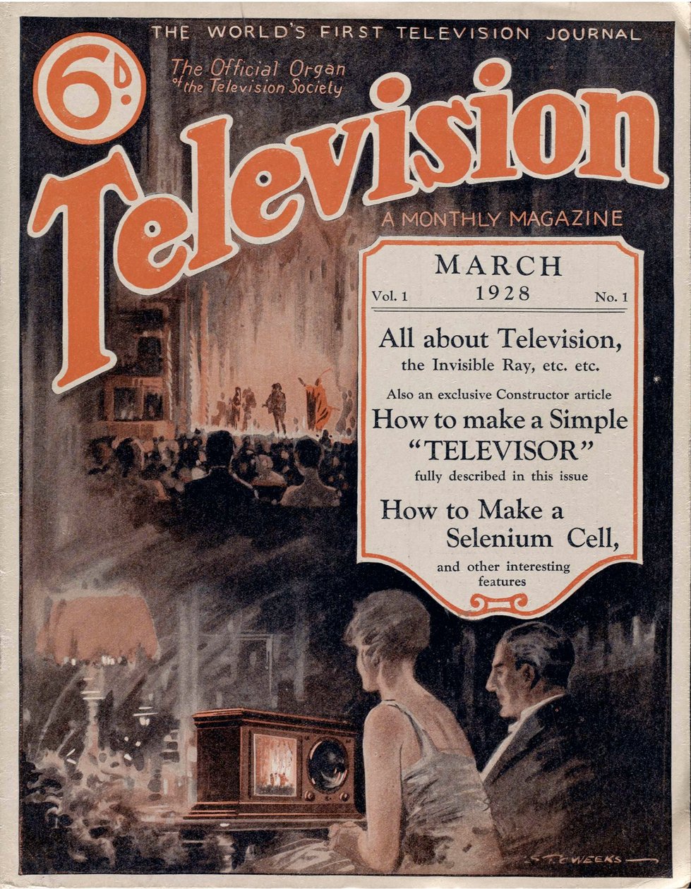 Televisión: Una revista mensual. Volumen 1. El primer diario de televisión del mundo de Anonymous Anonymous