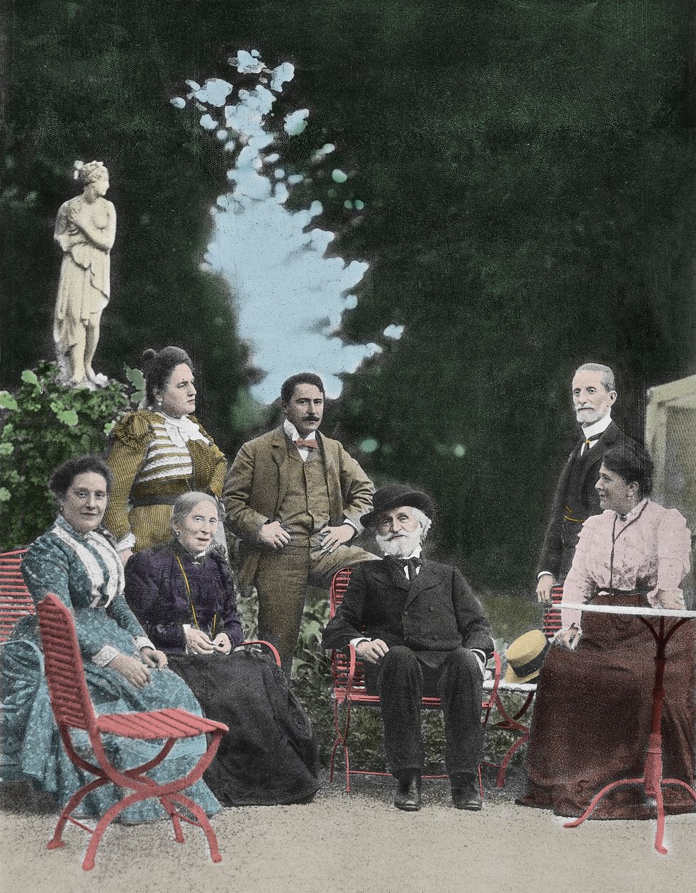 El compositor italiano Giuseppe Verdi (1813-1901) en Sant